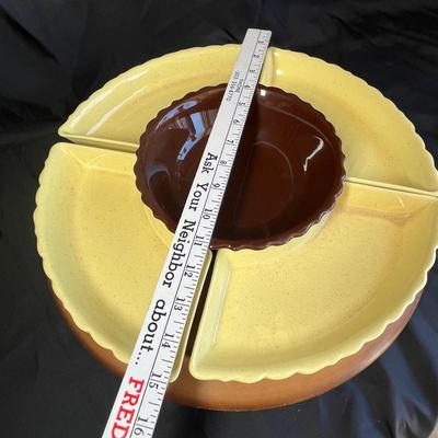 Lazy Susan relish tray