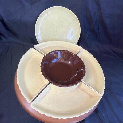 Lazy Susan relish tray