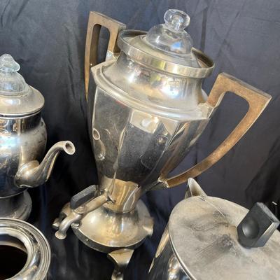 Variety of coffee pots
