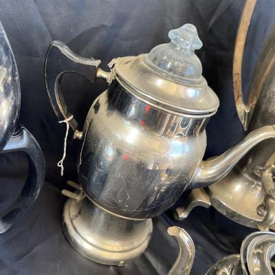 Variety of coffee pots