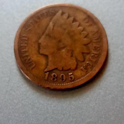 LOT 100 1895 INDIAN HEAD PENNY
