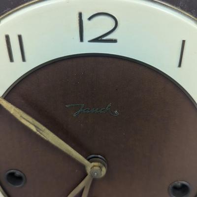 Antique Jauch Made In Germany Mantle Clock