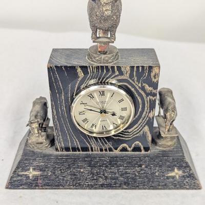 Antique Danbury Clock Company Quartz Mantle Clock