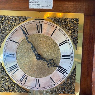 Beautiful vintage W. Germany Grandfather Clock