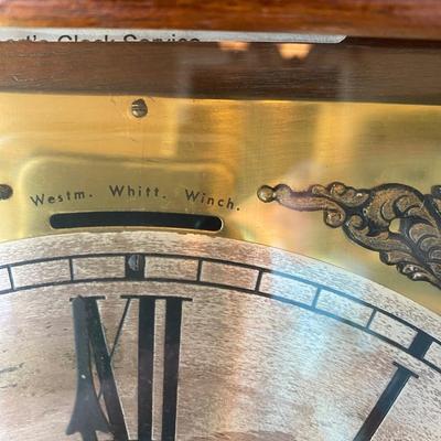 Beautiful vintage W. Germany Grandfather Clock
