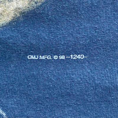 1998 Single-Stitch Motorcycle Tee Shirt w/ Skull by CMJ
