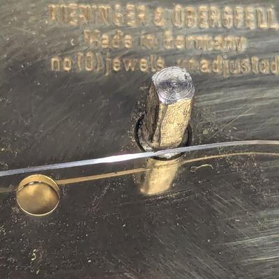 Antique Kundo Kieninger & Obergfell Made In Germany Clock