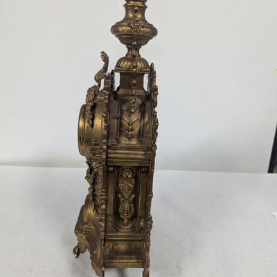 Antique Bronze Mantel Clock