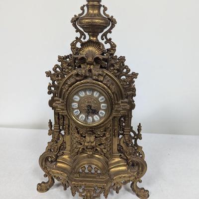 Antique Bronze Mantel Clock