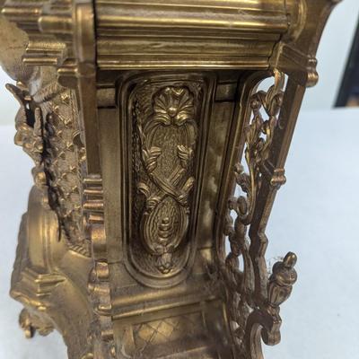 Antique Bronze Mantel Clock