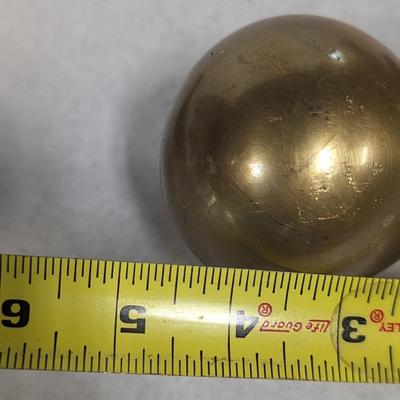 Antique Dutch Teardrop Brass Clock Weights 3lb 07.00 oz