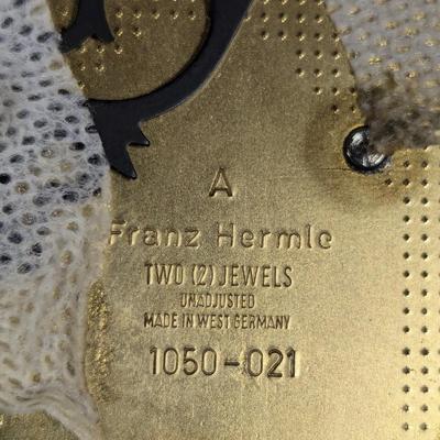 Antique Franz Hermic Two Jewel Clock Movement Mechanism Gears Steampunk Lot C