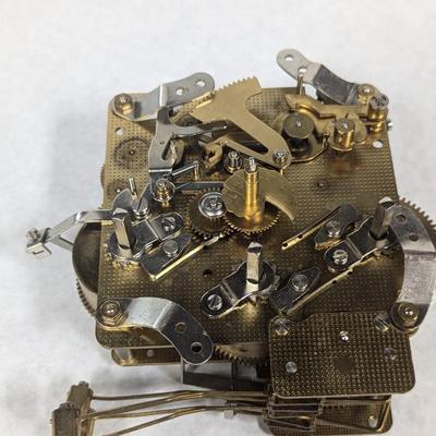 Antique Hamilton 2 Jewels Clock Movement Mechanism Gears Steampunk Lot 4