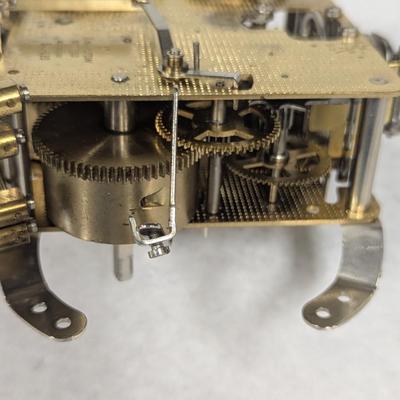 Antique Hamilton 2 Jewels Clock Movement Mechanism Gears Steampunk Lot 4