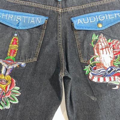 Vintage Christian Audigier Ed Hardy Jeans - 36X32