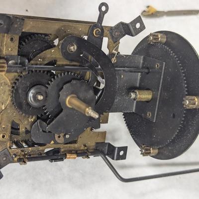 Antique Clock Movement Mechanism Gears Steampunk