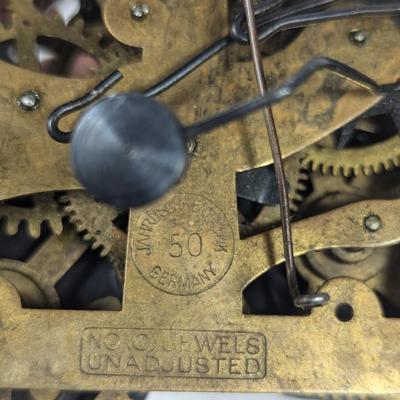 Antique Clock Movement Mechanism Gears Steampunk