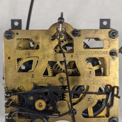 Antique Clock Movement Mechanism Gears Steampunk