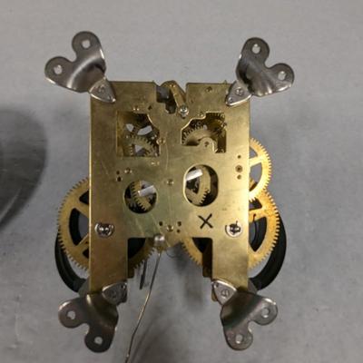 Antique Clock Movement Mechanism Gears Steampunk