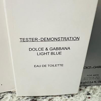 Big Dolce Gabbana Men’s Lot - Colognes, Ribbon, Travel Shave