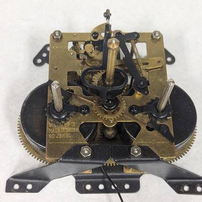 Antique Clock Movement Mechanism Gears Steampunk