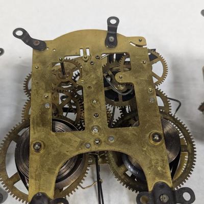 Antique Clock Movement Mechanism Gears Steampunk