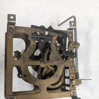 Antique Clock Movement Mechanism Gears Steampunk