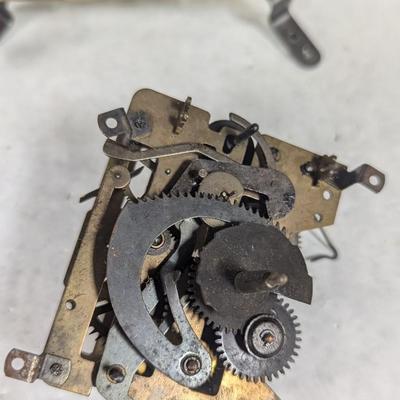 Antique Clock Movement Mechanism Gears Steampunk