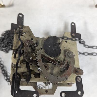 Antique Clock Movement Mechanism Gears Steampunk