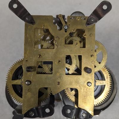 Antique Clock Movement Mechanism Gears Steampunk