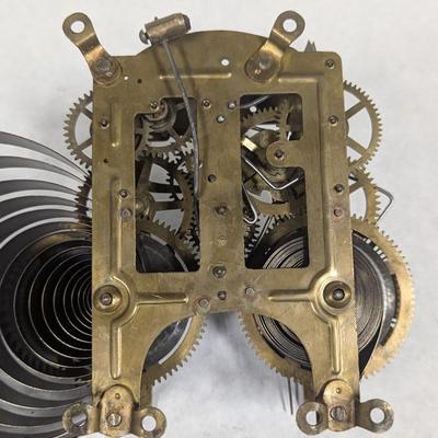Antique Clock Movement Mechanism Gears Steampunk