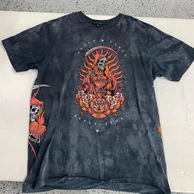 Black Label Affliction Tee Shirt - Size XL