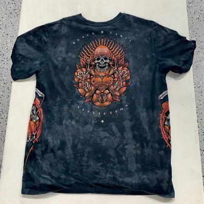 Black Label Affliction Tee Shirt - Size XL
