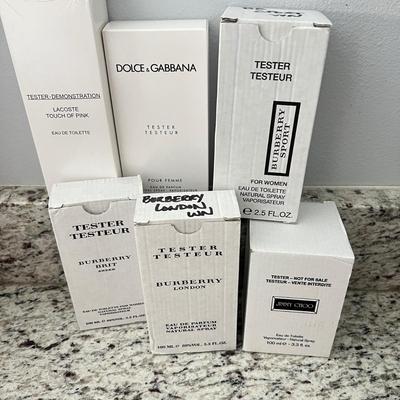 Big Mixed Designer Womens Perfume Lot - DG, Burberry, Lacoste, Jimmy Choo