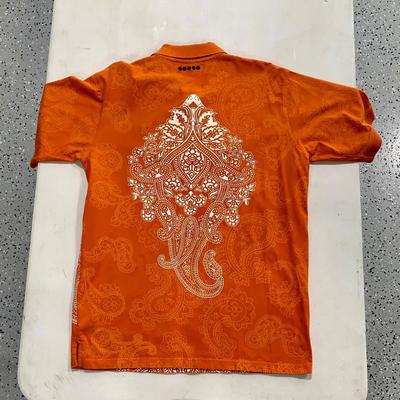 Vintage Coogi Paisley Polo Shirt - Size L