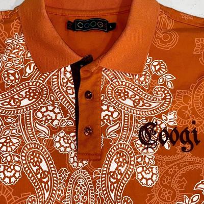 Vintage Coogi Paisley Polo Shirt - Size L