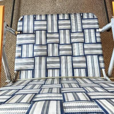 Lot #62 Foldable Aluminum Lawn Chair