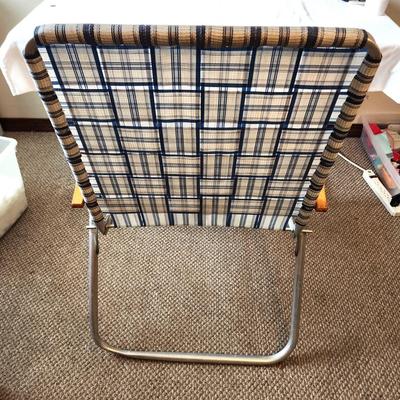 Lot #62 Foldable Aluminum Lawn Chair