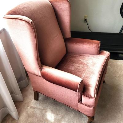 Lot #67 Posture Built Furniture Company Traditional Winged Back Chair