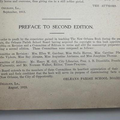 The New Orleans Police Department, 1900 & The New Orleans Book, 1919