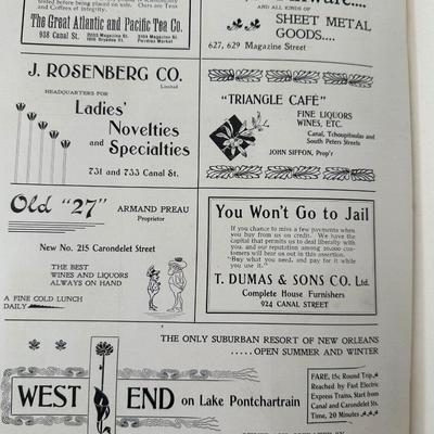 The New Orleans Police Department, 1900 & The New Orleans Book, 1919