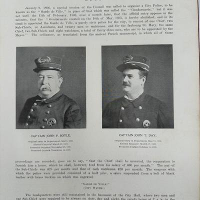 The New Orleans Police Department, 1900 & The New Orleans Book, 1919