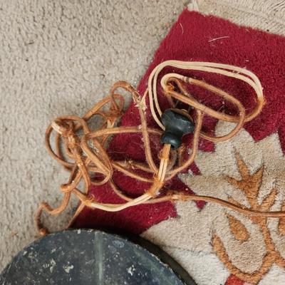 Vintage Heavy Marble Base Ornate Floor Lamp 60" Tall