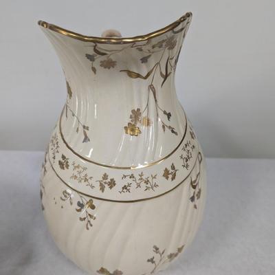 Antique B & S Oriental Ivory Pitcher & Bowls