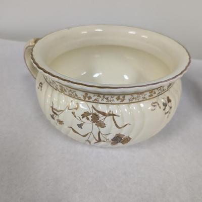Antique B & S Oriental Ivory Pitcher & Bowls