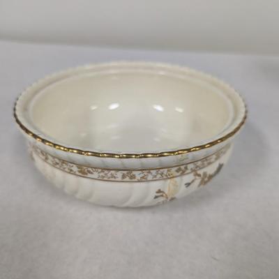 Antique B & S Oriental Ivory Pitcher & Bowls