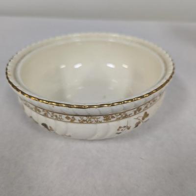 Antique B & S Oriental Ivory Pitcher & Bowls