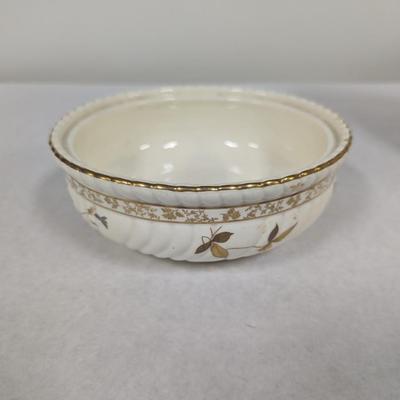 Antique B & S Oriental Ivory Pitcher & Bowls