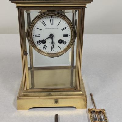 Made In France Antique The Van Heusen Charles Co Albany N.Y. Clock