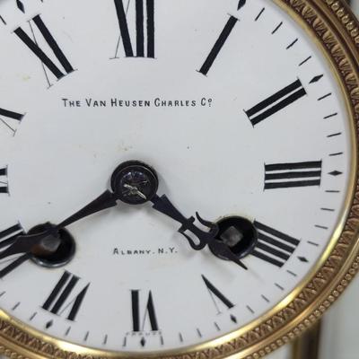 Made In France Antique The Van Heusen Charles Co Albany N.Y. Clock